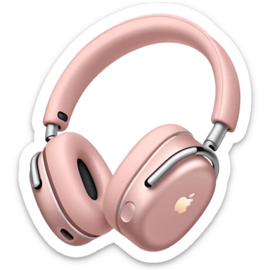 Airpods max light pink  sticker