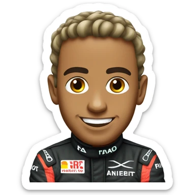 Lewis Hamilton f1 driver  sticker