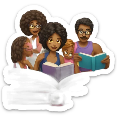 book club sticker