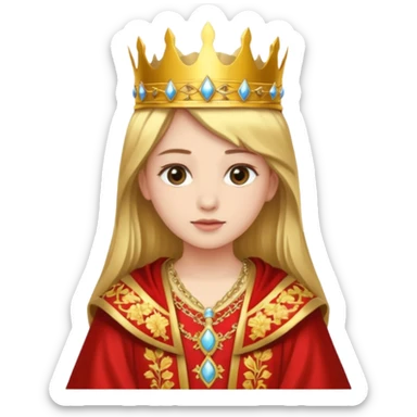 girl king sticker