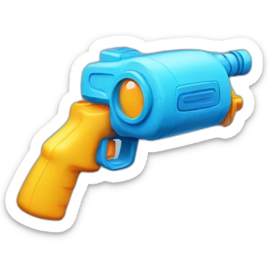 water-gun sticker