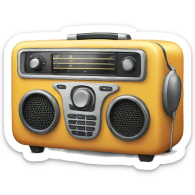 radio sticker