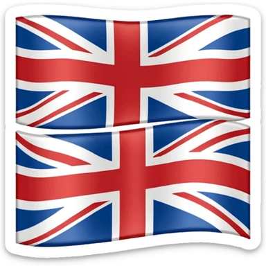 british colonial flag sticker