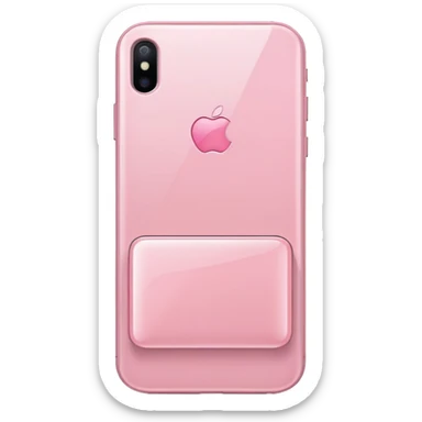 Light pink cellphone sticker