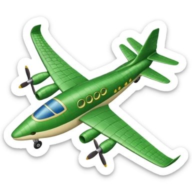 Bombordilo crocodillo with a plane body sticker