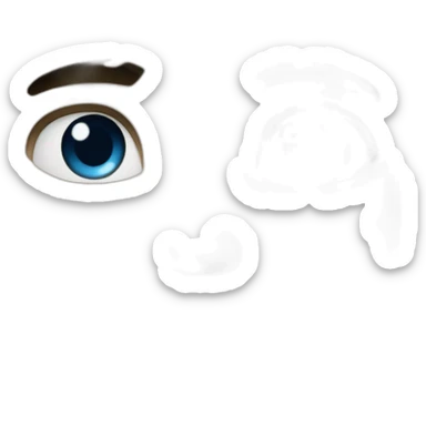 Damon Salvatore with blue eyes sticker