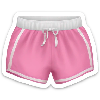 Pink Gym shorts  sticker