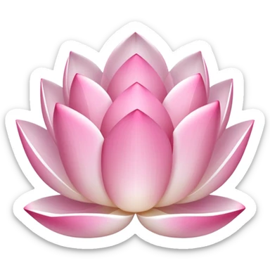 Sugared lotus petals  sticker