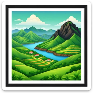 Because we love nature venezuela sticker