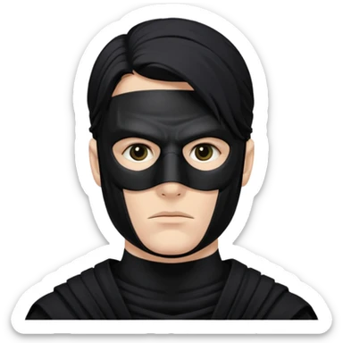 dc black mask roman sionis sticker