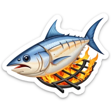 Grilled swordfish  sticker