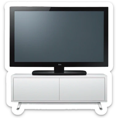 Lg tv wtih black screen with the tv stand sticker