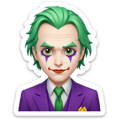 Joker from DC comics sticker