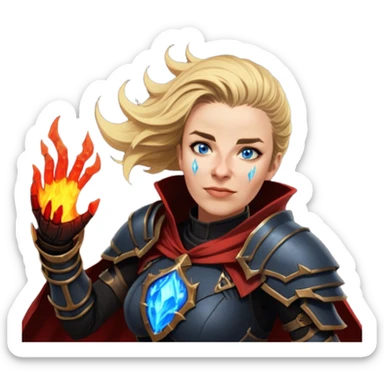 Volcanic Warlock sticker