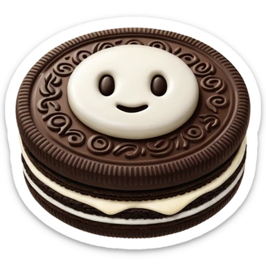 Oreo cookie sticker
