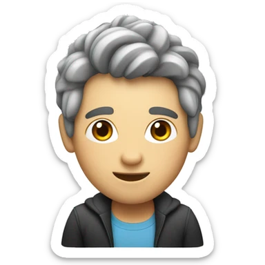 Hai mit Zylinder  sticker