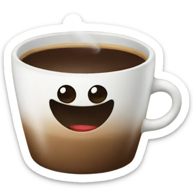 Coffee sticker