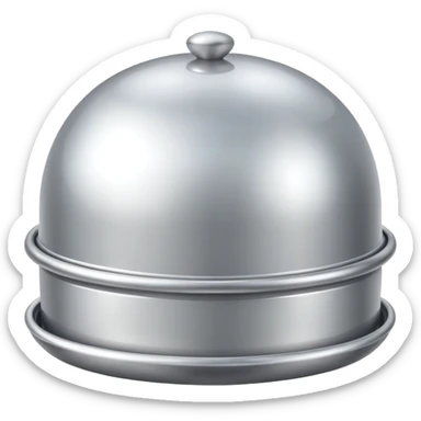 create a silber food dome  sticker