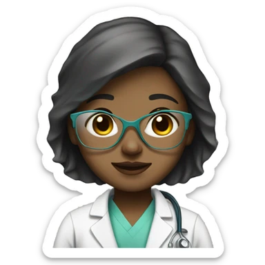 surgeon girl sticker
