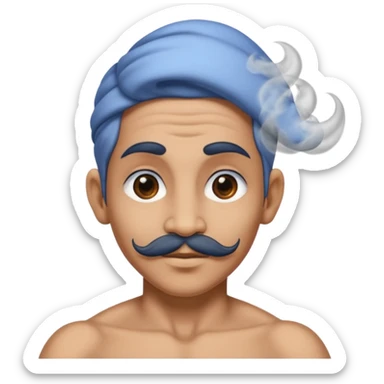 genie with smoke sticker