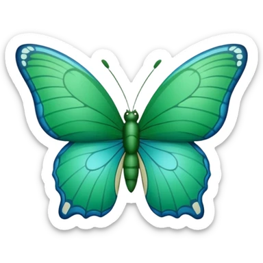 Créer un emoji représentant la Guadeloupe dans sa forme géographique réelle, vue du dessus sticker