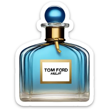 tom ford amalfi azure perfume bottle sticker
