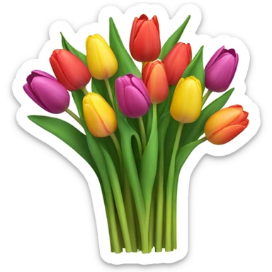 tulips sticker