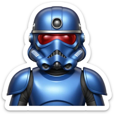 a blueberry star wars death trooper sticker