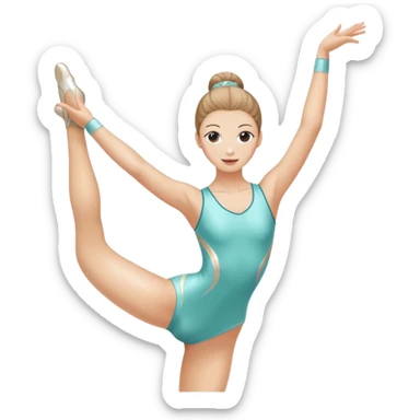 Rhythmic gymnastics sticker