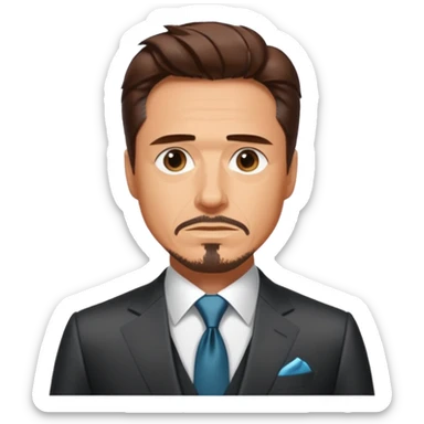 Tony stark sticker