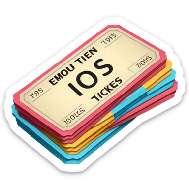 tickets sticker