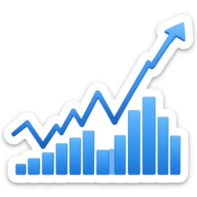 market chart sticker