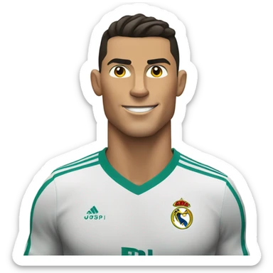 cristiano ronaldo cartoon  sticker