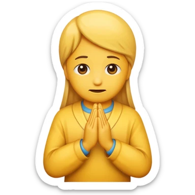 praying emoji sticker