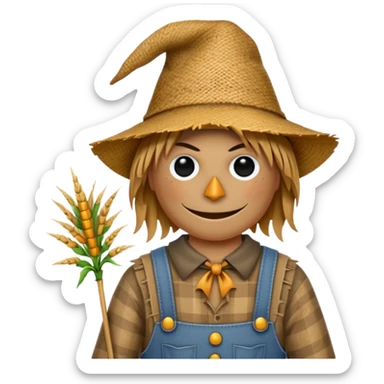 the scarecrow sticker