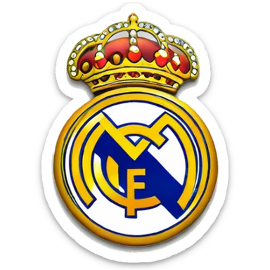 Real Madrid badge sticker