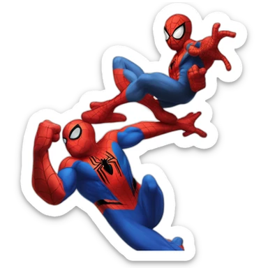 Spider man and x pantere  sticker