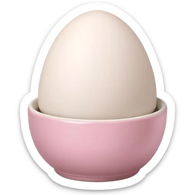 babypink le creuset egg holder sticker