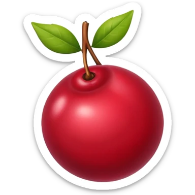 Cranberry sticker