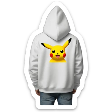Pikachu Travis Scott ovo drake hoodie sticker