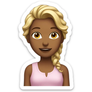 girl in reg singer sticker