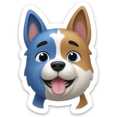 Bluey and Bingo sticker