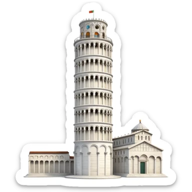 Tower of Pisa sticker