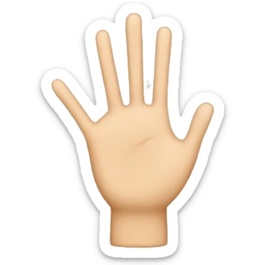 MANO SEÑALANDO sticker