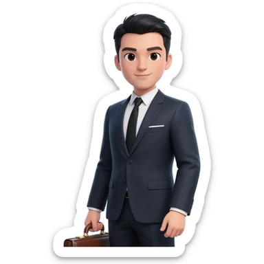a business man sticker