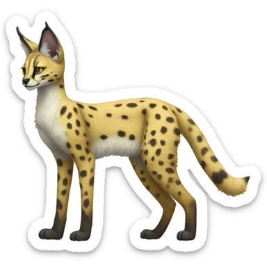 Sergal-Serval-Vernid full body sticker