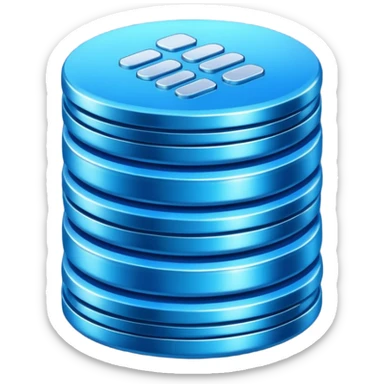 blue coins credit pack sticker