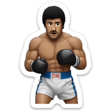Rocky balboa boxing sticker