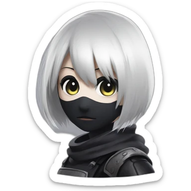nier automata 2b sticker