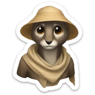 Una lontra palestrata sticker